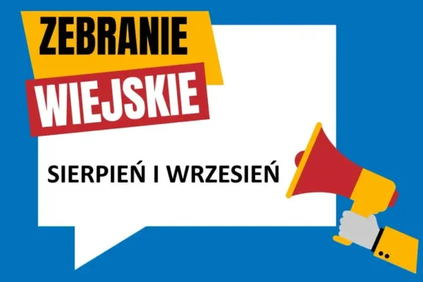 Zebrania wiejskie w gminie Sieniawa – harmonogram spotkań z mieszkańcami