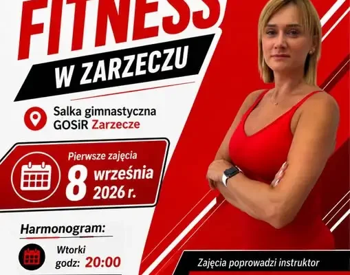 Nowe zajęcia fitness w GOSiR Zarzecze – poznaj instruktorkę Irminę