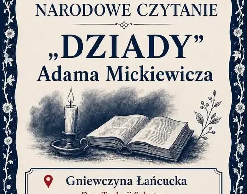 Narodowe Czytanie „Dziadów” w Gnieźnie – spotkajmy się 4 września