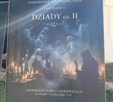 Narodowe Czytanie „Dziadów” w Urzejowicach – wspólne święto literatury