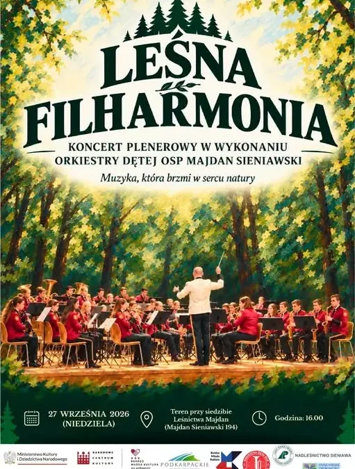 Leśna Filharmonia w Majdanie Sieniawskim – koncert plenerowy już 27 września