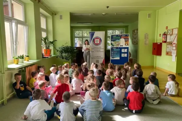 Przedszkolaki z Przeworska uczyły się, jak dbać o zdrowie