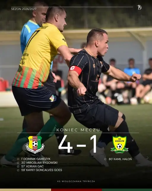 Wisłoczanka wygrywa 4:1 z KS Kisielów w VII kolejce