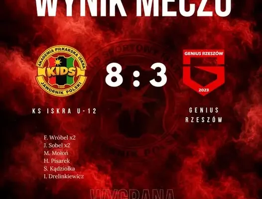 Młodzicy Młodsi wygrywają 8:3 z Genius Rzeszów w 5. kolejce