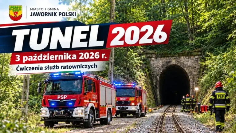 Ćwiczenia służb „TUNEL 2026” w Jaworniku Polskim – utrudnienia w ruchu i zamknięte parkingi