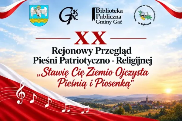 Gminny Konkurs Pieśni Patriotyczno-Religijnej w Gaci – zaproszenie do udziału