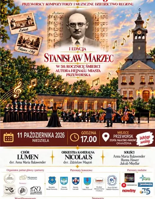 Przeworsk uczci pamięć Stanisława Marca – koncert w Oranżerii