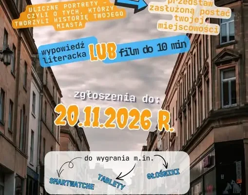 Konkurs „Uliczne portrety” w Przemyślu – szansa dla młodych pasjonatów historii regionu