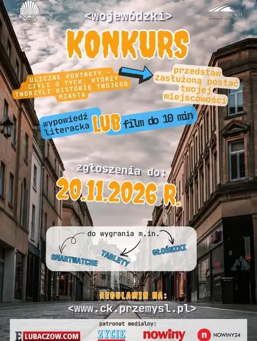 Konkurs „Uliczne portrety” w Przemyślu – szansa dla młodych pasjonatów historii regionu