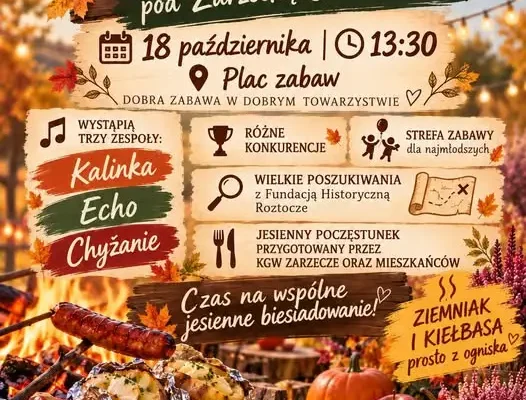 Pieczony ziemniak pod zarzecką chmurką – rodzinne święto w Zarzeczu już 18 października