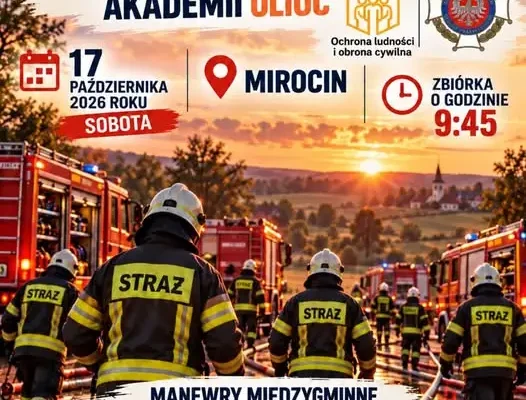 Manewry międzygminne w Mirocinie – wspólne ćwiczenia OSP już w sobotę