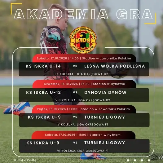 KS Iskra zapowiada emocjonujący weekend: hit rundy, derby i turnieje żaków