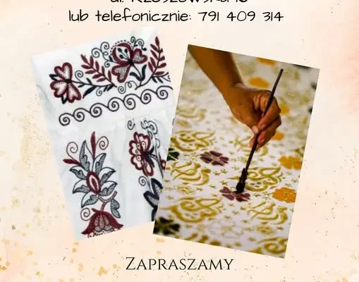 Warsztaty batikowe w Gminnym Ośrodku Kultury w Jaworniku Polskim