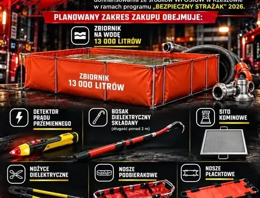 OSP Zagórze kupuje sprzęt ratowniczy. Rozeznanie rynku