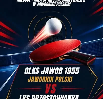 IV liga tenisa stołowego: Jawor 1955 Jawornik Polski kontra LKS Brzostowianka Brzostek