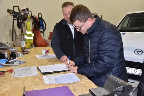 Gmina Gać z nowym sprzętem na oczyszczalni w Mikulichach