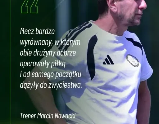 Remis po emocjonującym meczu. Trener Nowacki chwali zespół za determinację