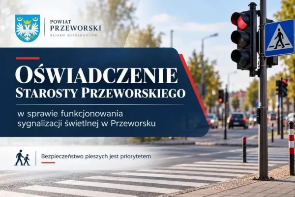 Nowa sygnalizacja w Przeworsku budzi kontrowersje. Starosta wyjaśnia i apeluje do GDDKiA