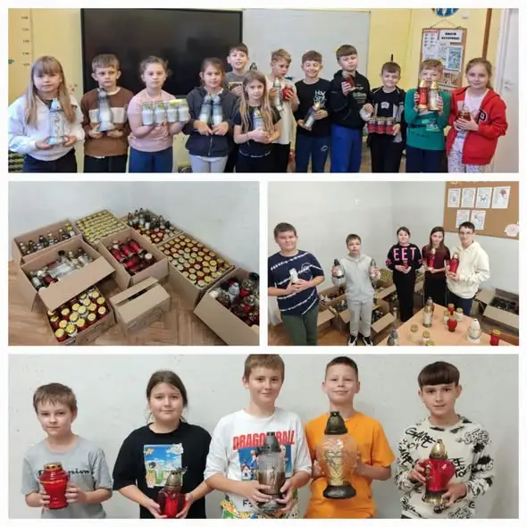 Uczniowie z Przeworska zebrali znicze dla polskich grobów na Ukrainie