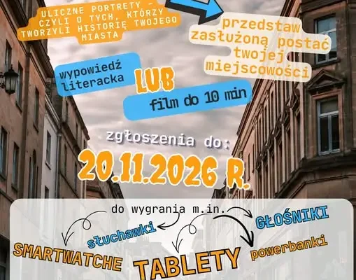 Konkurs „Uliczne portrety” dla młodzieży z Podkarpacia – zgłoszenia do 20 listopada