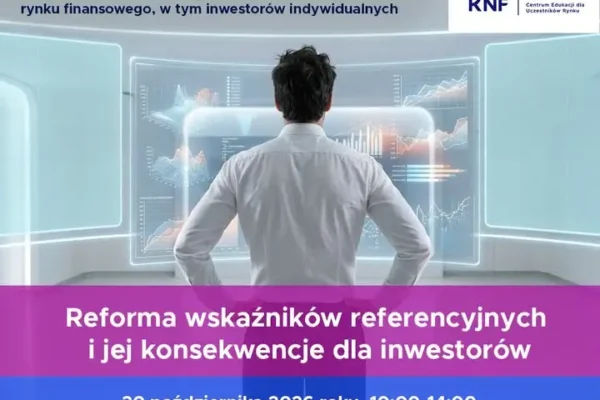 KNF zaprasza na bezpłatne webinarium o reformie wskaźników referencyjnych